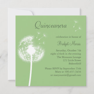 Invitación ¡Los mejores deseos! (verde)