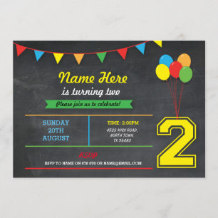 Invitación Los muchachos 2dos dos de los chicas del