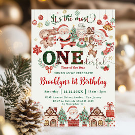 Invitación Los Navidades más maravillosos de Santa Faja de cu