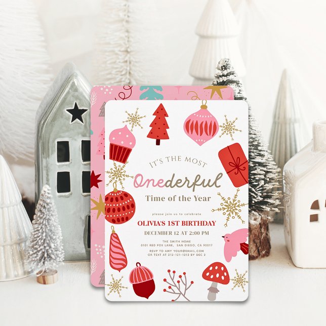 Invitación Los Navidades más maravillosos del tiempo rosan el (Subido por el creador)