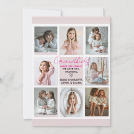 Invitación Los nietos hacen de la vida una gran abuela Person