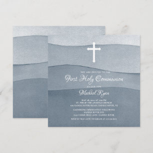 Invitación Los niños de las acuarelas grises son la primera c