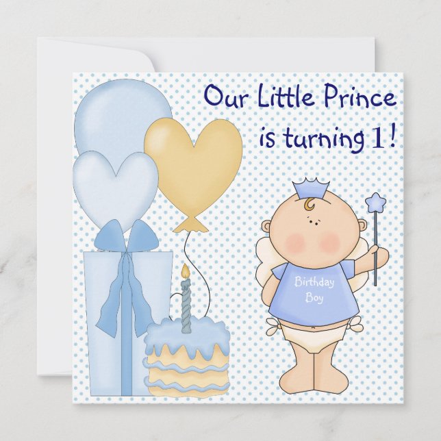Invitación Los niños de Principito Fiesta de cumpleaños 1 (Anverso)