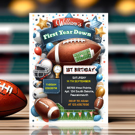 Invitación Los niños deportivos se anotan el primer cumpleaño