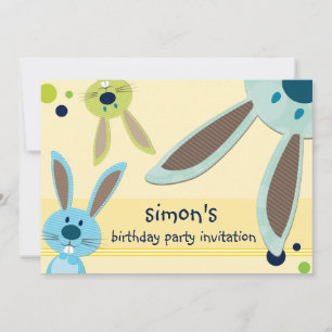 Invitación LOS NIÑOS FIESTAS DE CUMPLEAÑOS INVITAN a un lindo