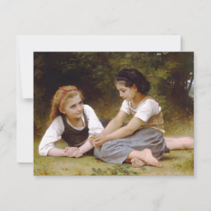 Invitación Los "Noisettes" de Bouguereau en 1882