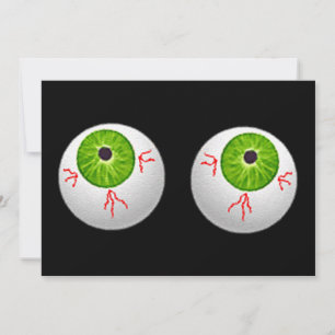 Invitación Los ojos de Halloween
