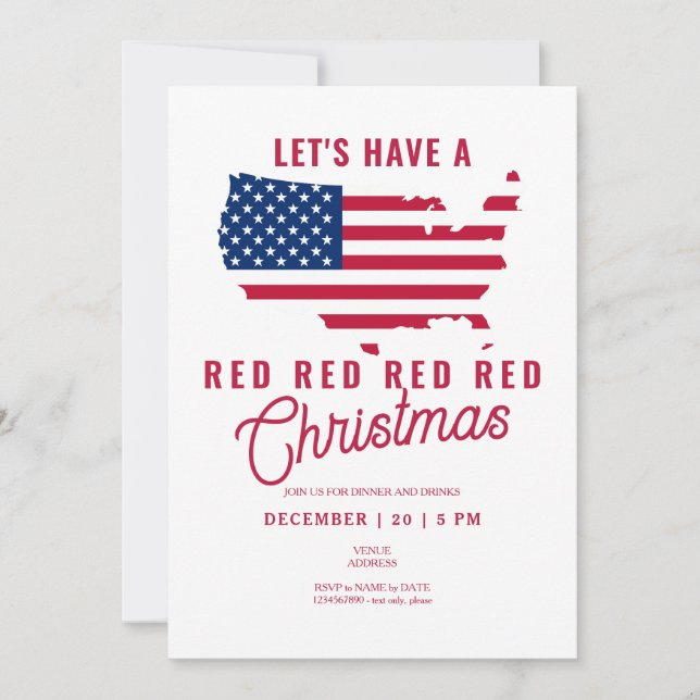 Invitación Los partidarios republicanos de Trump tienen Navid (Anverso)