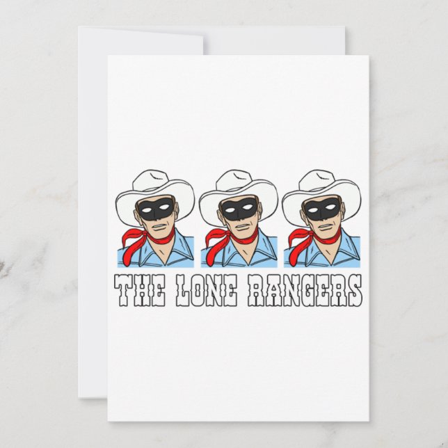 Invitación Los peligros solitarios (Anverso)