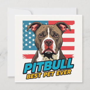 Invitación Los Pitt Bulls Son La Mejor Mascota De Todas