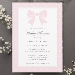 Invitación Los puntos clásicos de la polka: bebé, Chica de la