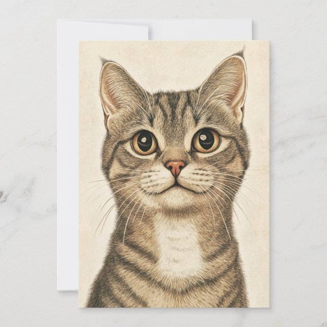 Invitación Los tesoros tabby de Dürer 2 (Anverso)
