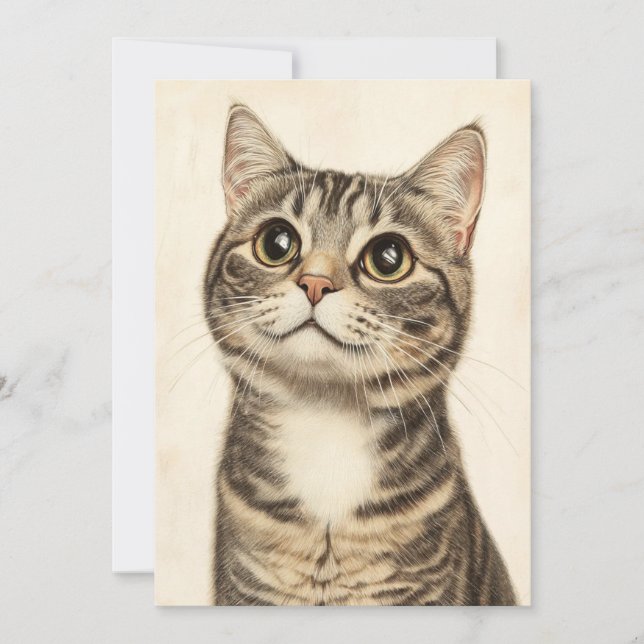 Invitación Los tesoros tabby de Dürer 3 (Anverso)