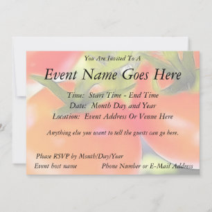 Invitación Los tomates cierran