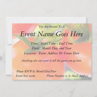 Invitación Los tomates cierran