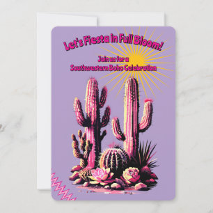 Invitación Lote Cacti Rosa
