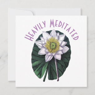 Invitación Loto Divertido Muy Meditado