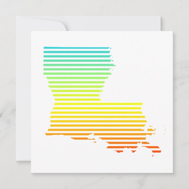 Invitación louisiana chill fade (Anverso)