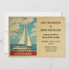 Invitación Louisiana Wedding Invitation Sailboat