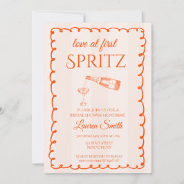 Invitación Love at First Spritz Bridal Shower Invitation