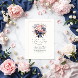 Invitación Love Fancy Elegant Floral Rehearner