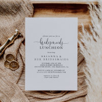 Love Fancy Script Bridesmaids ducha luncheon