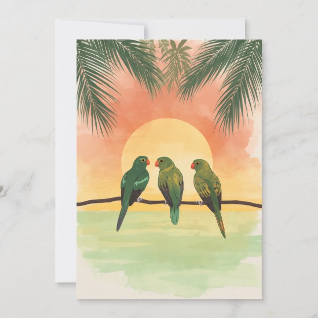 Invitación Love from the yard (Anverso)