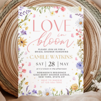 Invitación Love in Bloom Bridal Shower Invitation