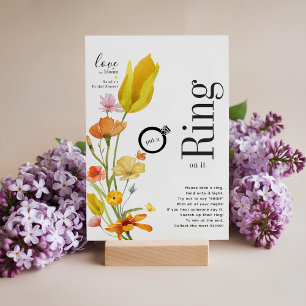 Invitación Love in Bloom (El amor en la sangre) pone el anill
