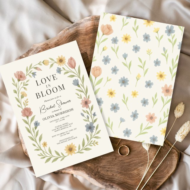 Invitación Love In Bloom Floral Bridal Shower (Subido por el creador)