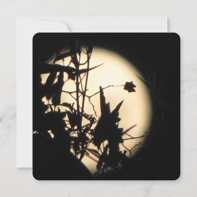 Invitación Love in the Moonlight shimmer (Anverso)