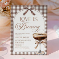 Love Is Brewing Expresso Martini Lazo de Novia par