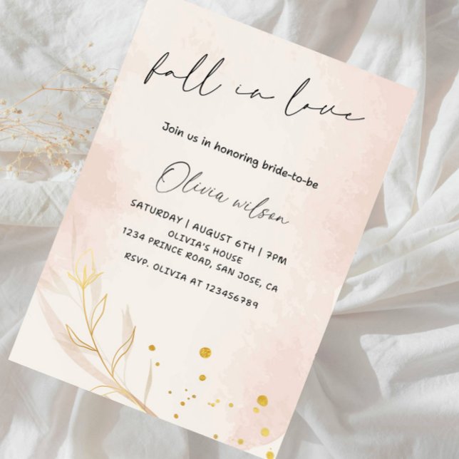 Invitación Love Is in Bloom Bridal Shower-Floral Garden Theme (Subido por el creador)