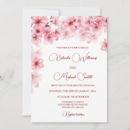 Invitación Love Is In Bloom | Cherry Blossom Bridal Shower