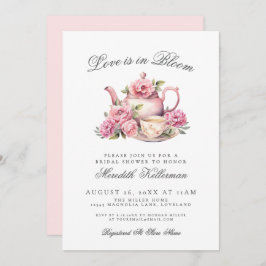 Invitación Love Is In Bloom Floral Bridal Shower