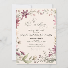Invitación Love is in Bloom Spring Floral Bridal Shower