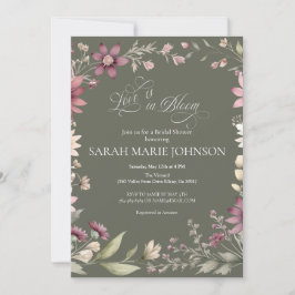 Invitación Love is in Bloom Spring Floral Bridal Shower