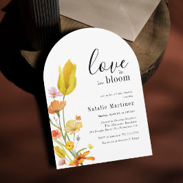 Invitación Love is in Bloom Spring Wildflower Bridal Shower