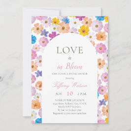 Invitación Love is in Bloom Wildflower Garden Bridal Shower