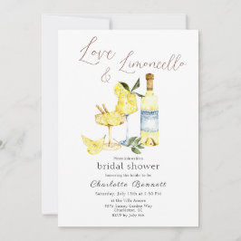 Invitación Love Limoncello Cocktail Bridal Shower