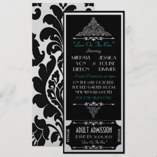 Invitación "Love On The Run" una boda fugitiva
