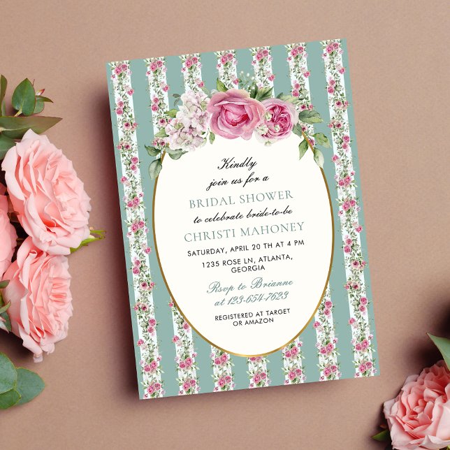 Invitación Love Shack Fiance Floral Bridal Shower (Subido por el creador)