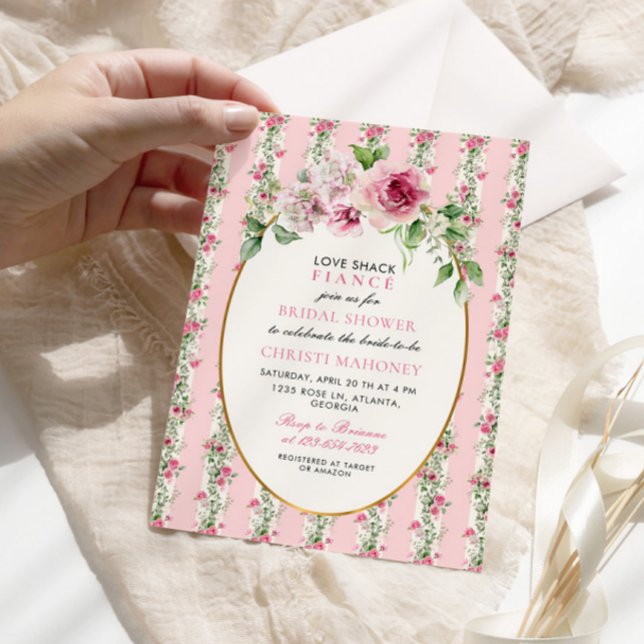 Invitación Love Shack Fiance Garden Bridal Shower (Subido por el creador)