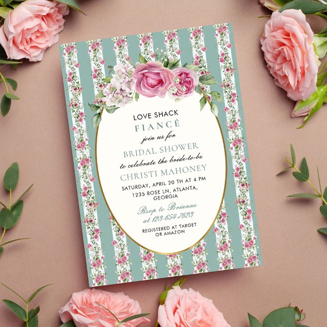 Invitación Love Shack Fiance Garden Fiesta Moda Bridal Shower (Subido por el creador)