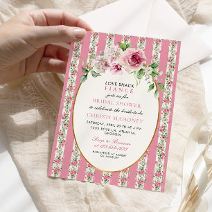 Invitación Love Shack Fiance Rubor Pink Garden Bridal Shower