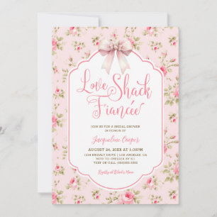 Invitación Love Shack Fiancee Bridal Shower