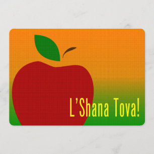 Invitación L'Shana Tova Apple