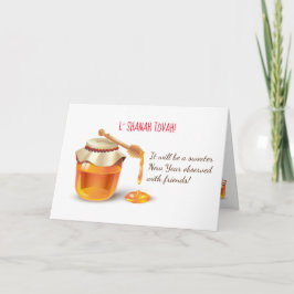 Invitación ¡L'Shanah Tovah! Una dulce y buena miel de Año Nue