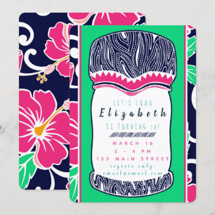 Invitación Luau