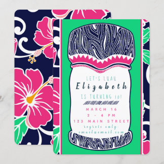 Invitación Luau